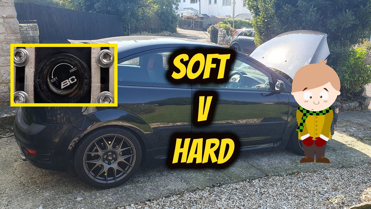 Soft vs Hard comparison with my BC Racing Coilovers - Ford Focus ST Ep93