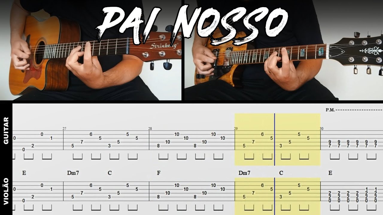 Fernandinho - Pai Nosso GUITAR | Tab + Backing Track