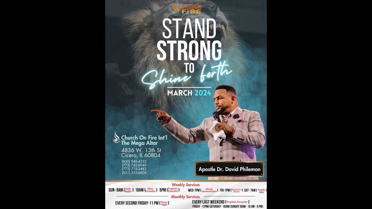 MIDWEEK MIRACLE EXPLOSION SERVICE | STAND STRONG TO SHINE FORTH | MARCH 20, 2024