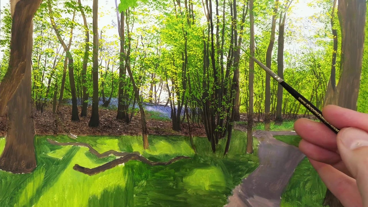 Oil Painting a Woodland Scene | Timelapse | Episode 167