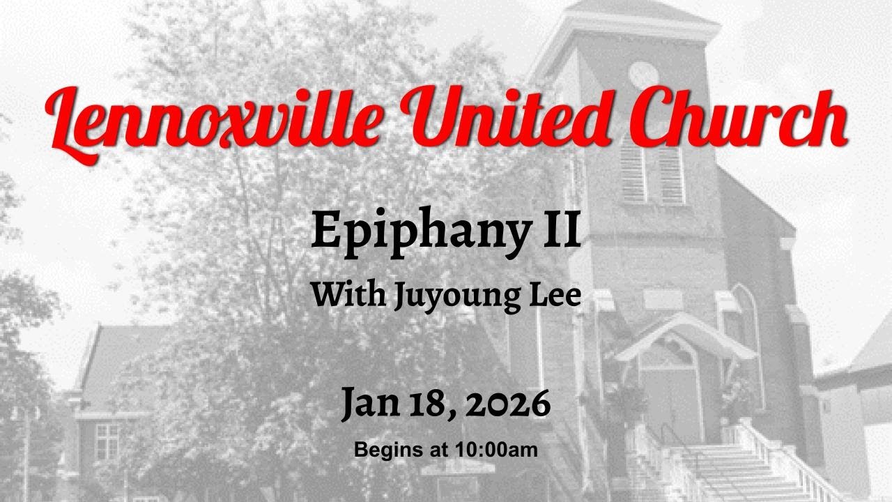 Epiphany II - Jan 18, 2026