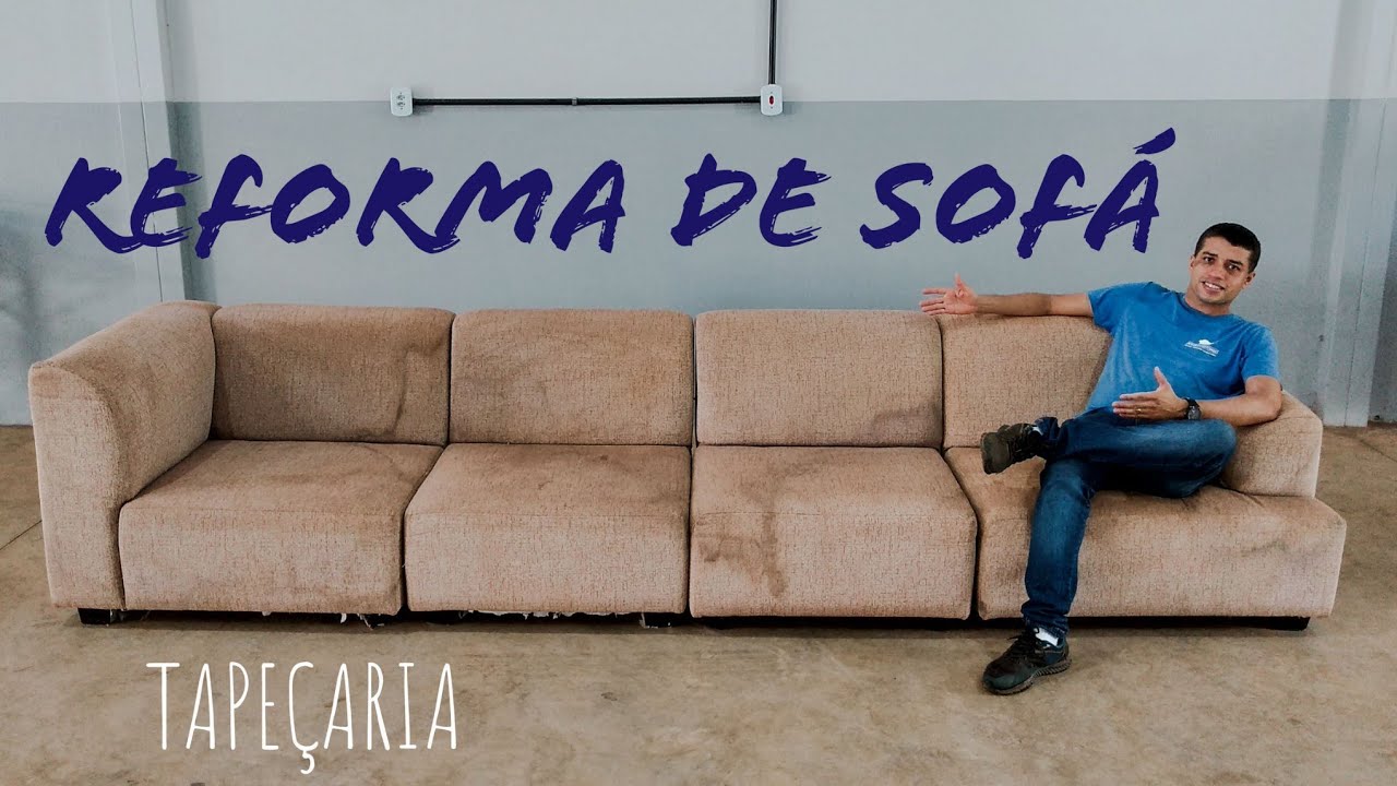 REFORMA DE SOFÁ - TROCANDO O TECIDO. COMO FAZER? #diy