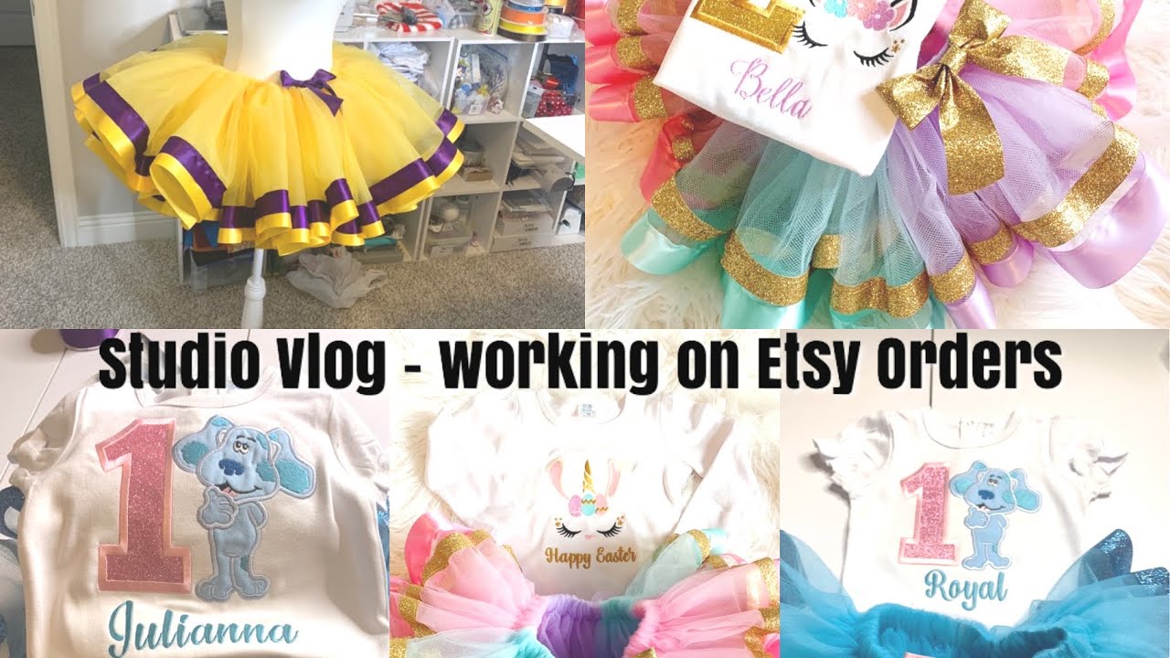 Studio Vlog - Working on Etsy Orders | Work Motivation