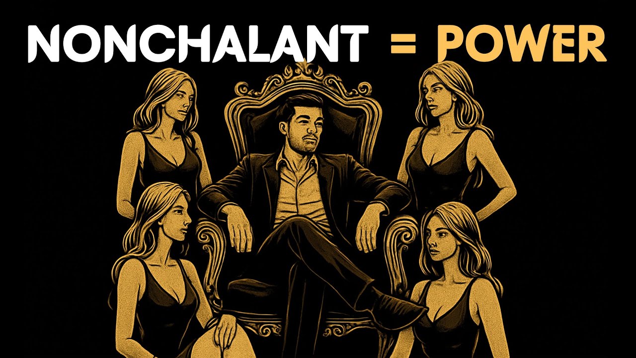 Nonchalance = POWER | Why Detached Men Always WIN Her Over | From Man To King