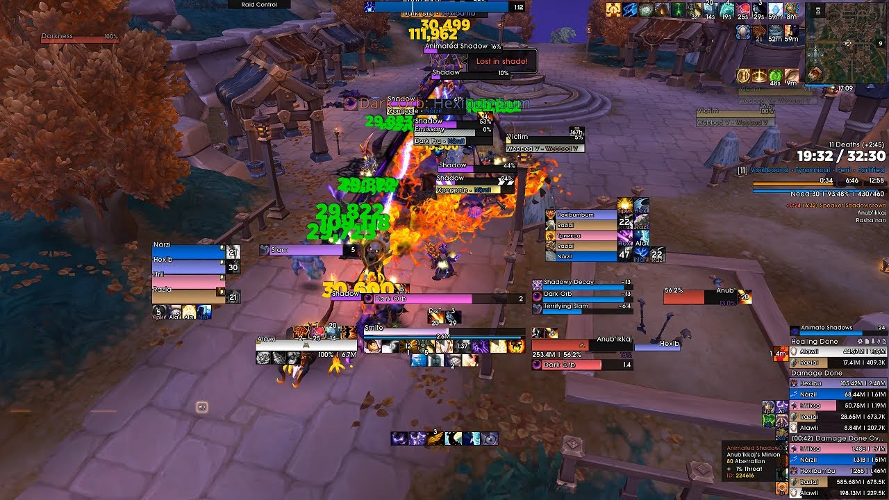 Voidweaver Discipline Priest POV The Dawnbreaker Mythic +11 | Voidbound Tyrannical Peril Fortified
