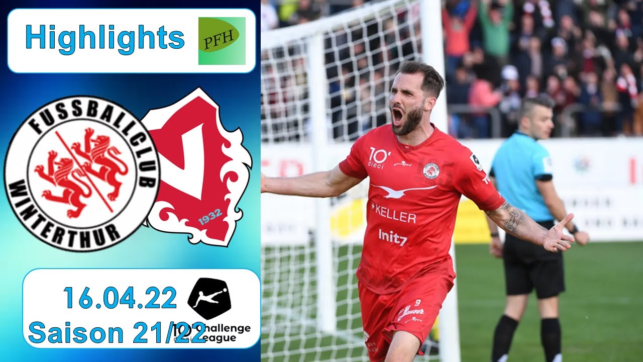 Highlights: FC Winterthur vs FC Vaduz (16.04.22)