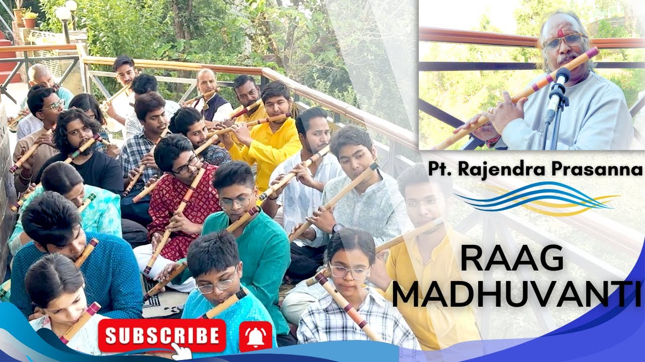 Raag Madhuvanti | Flute/ Bansuri Lesson | Guru Pt. Rajendra Prasanna
