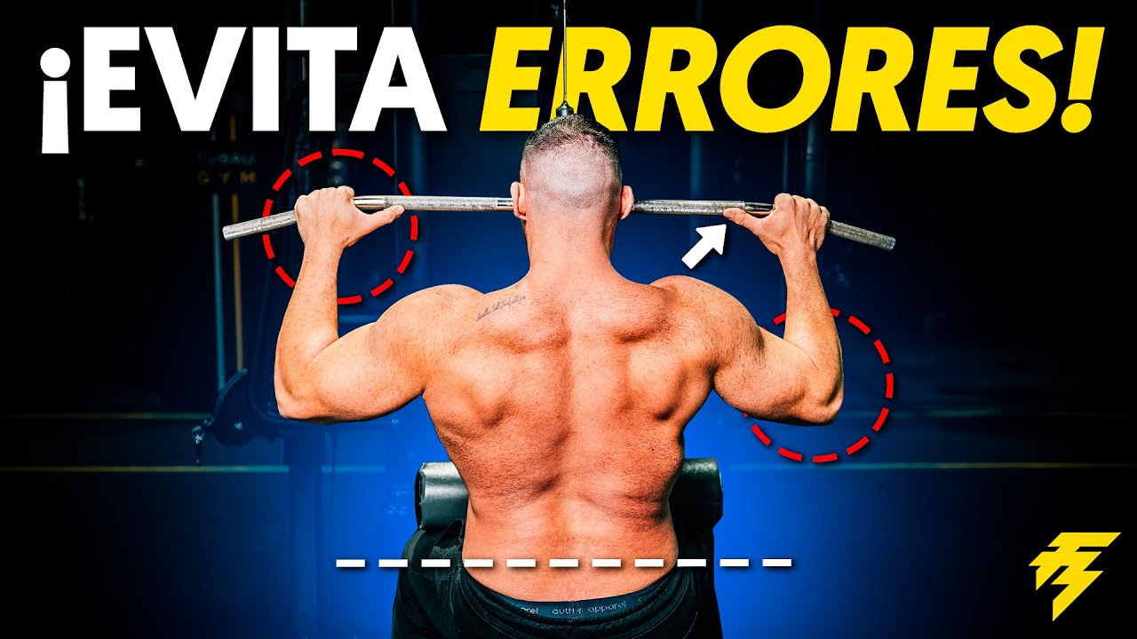 Cómo hacer Jalón al Pecho para Dorsal (sin errores)