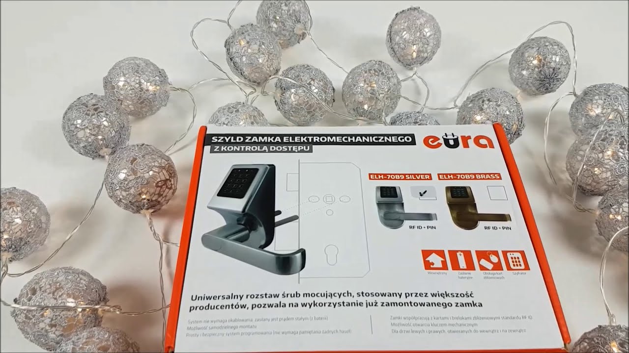 Montaż klamki do drzwi z kontrolą dostępu ELH-70B9