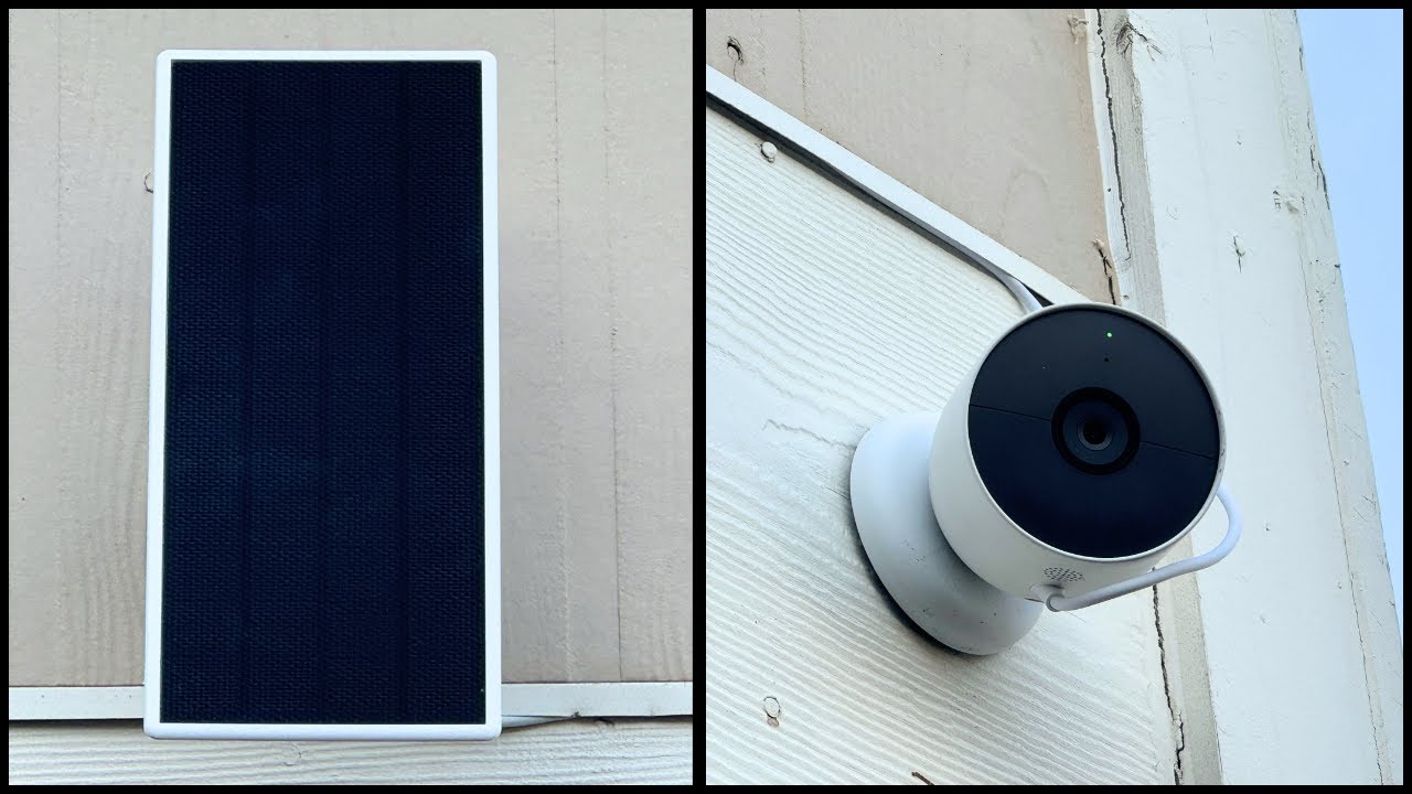 Солнечная панель для аккумуляторных камер Google Nest