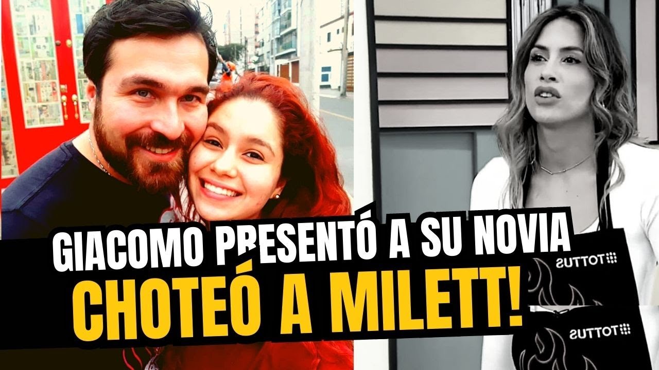 EL GRAN CHEF FAMOSOS: Giacomo Bocchio presento a su novia y descarta romance con Milett Figueroa