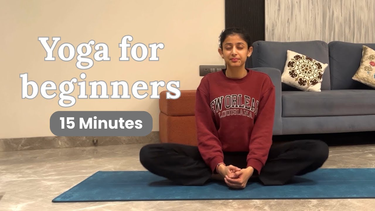 15 Min Yoga for Beginners - Easy Yoga Stretch 