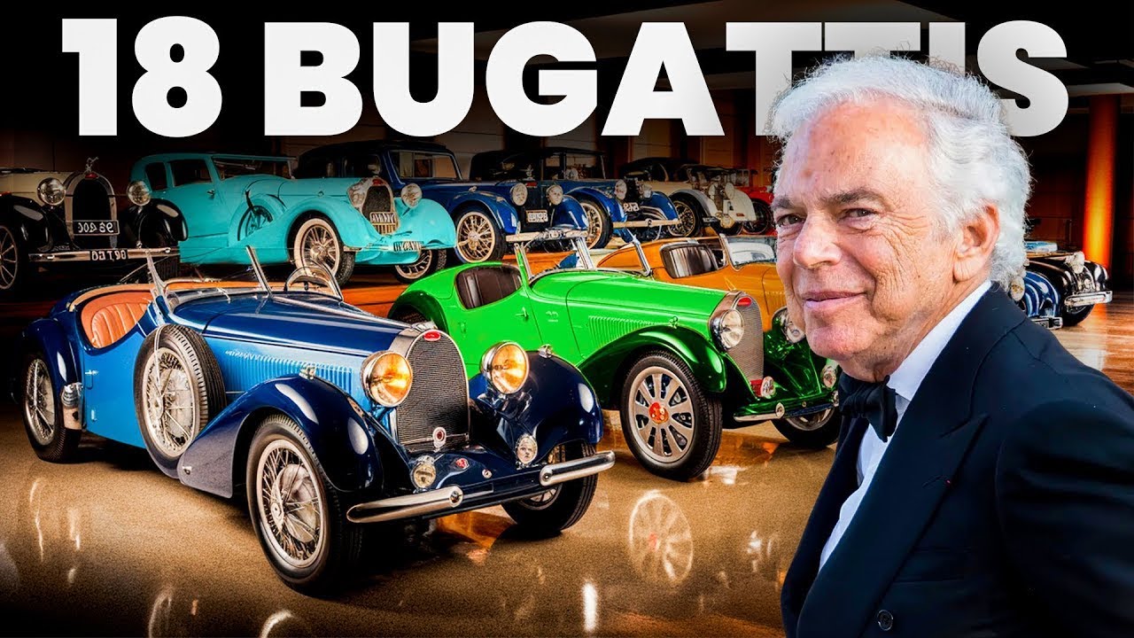 All 18 BUGATTIS from Ralph Lauren's Collection