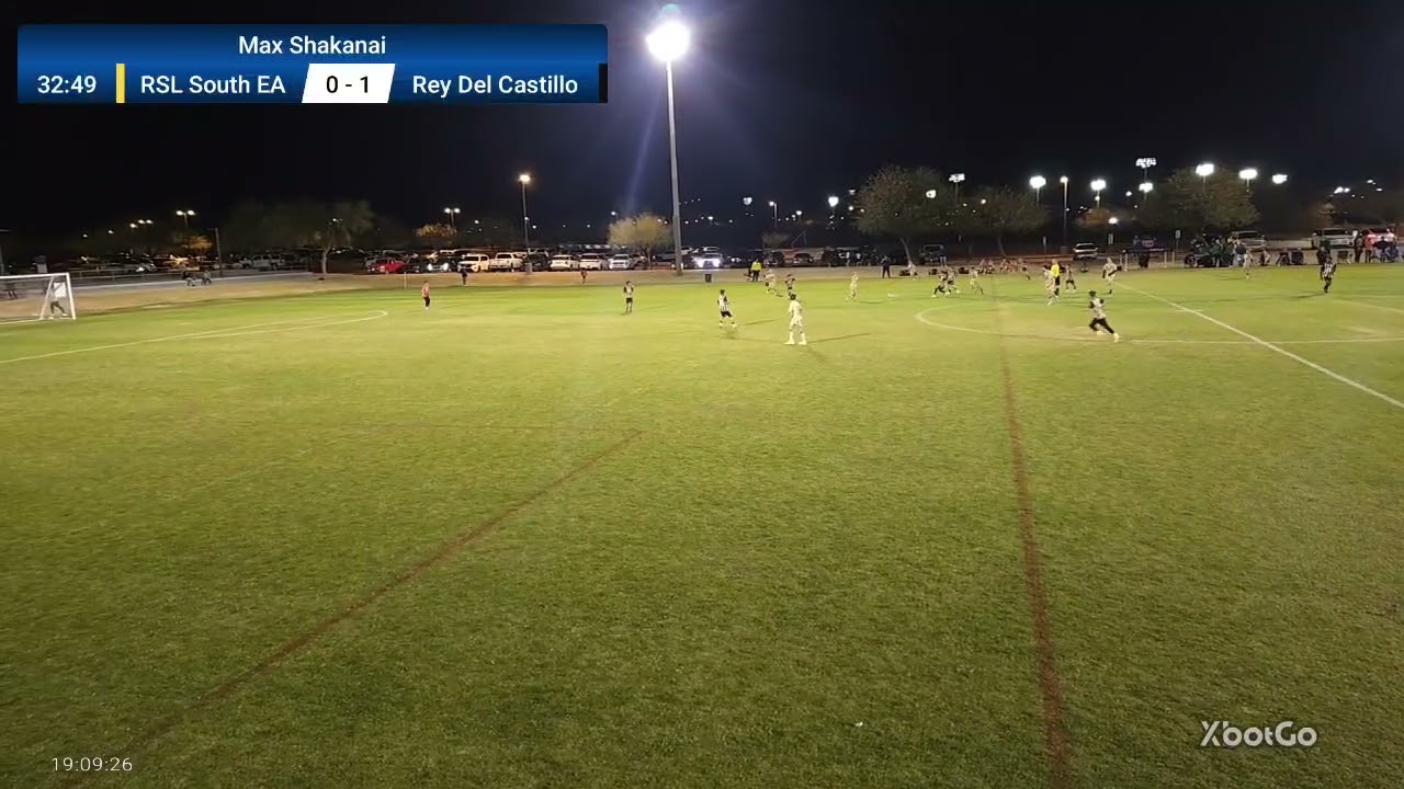Max Shacknai Tournament Rey Del Castillo vs RSL South EA 1st half 