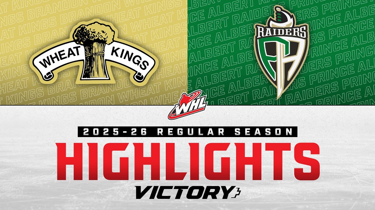 Brandon Wheat Kings at Prince Albert Raiders 02/07 | WHL Highlights 2025-26
