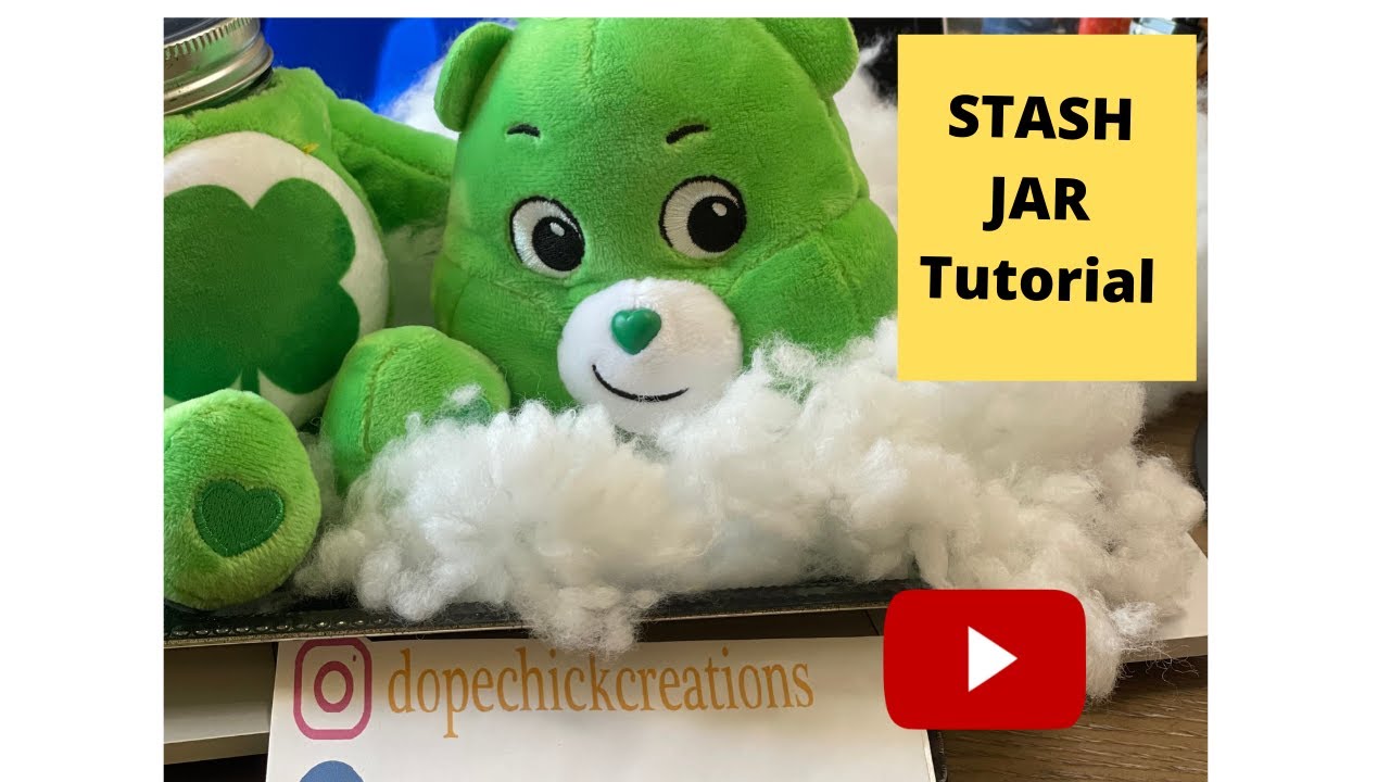 Stash Jar Tutorial. Make your Own. Simple and Easy to Make.