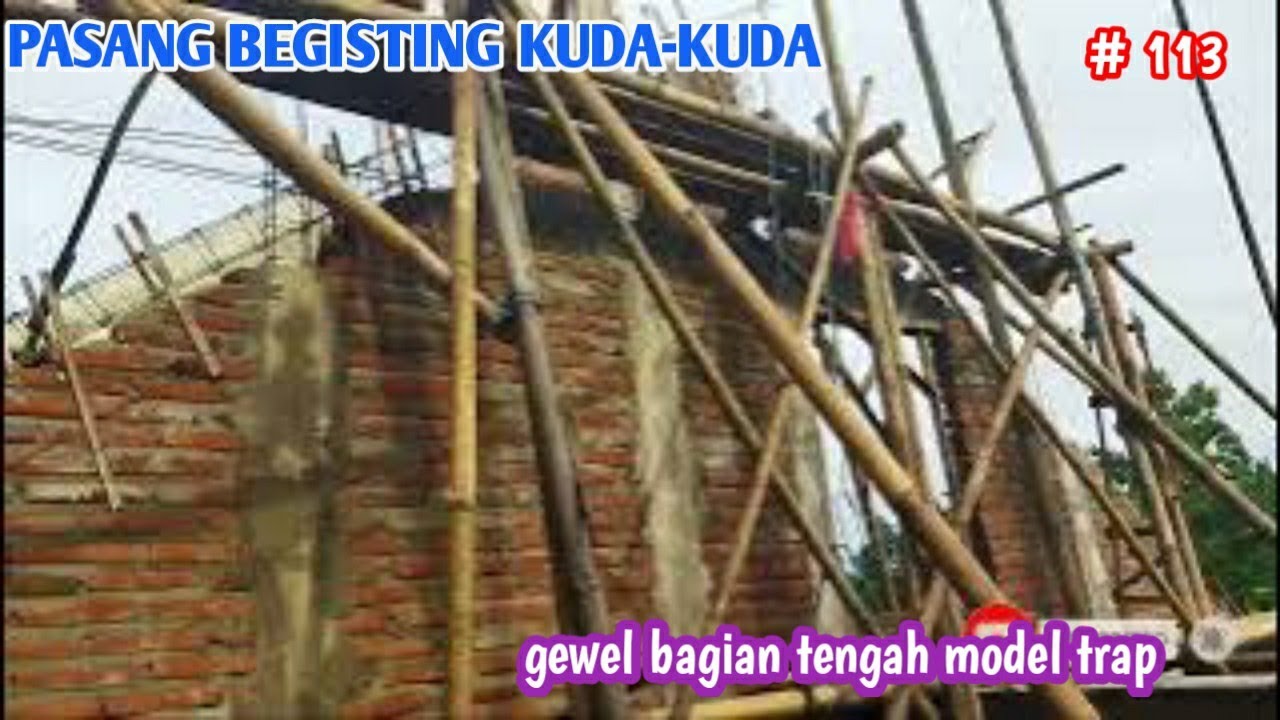 PASANG BEGESTING KUDA-KUDA RUMAH BAGIAN TRAP BAWAH