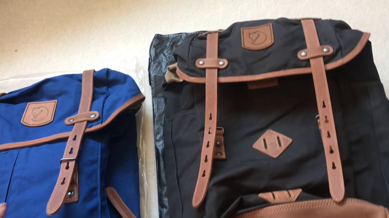 Fjallraven Rucksack (Medium & Large) Quick Comparison