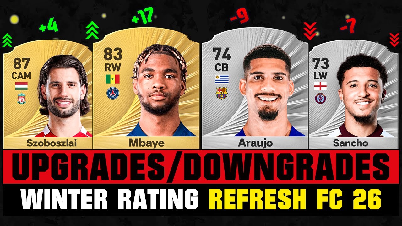 FIFA 26 | BIGGEST WINTER RATING UPGRADES & DOWNGRADES of Every Nation IN FC 26! 😱🔥 ft. Mbaye, Szo...