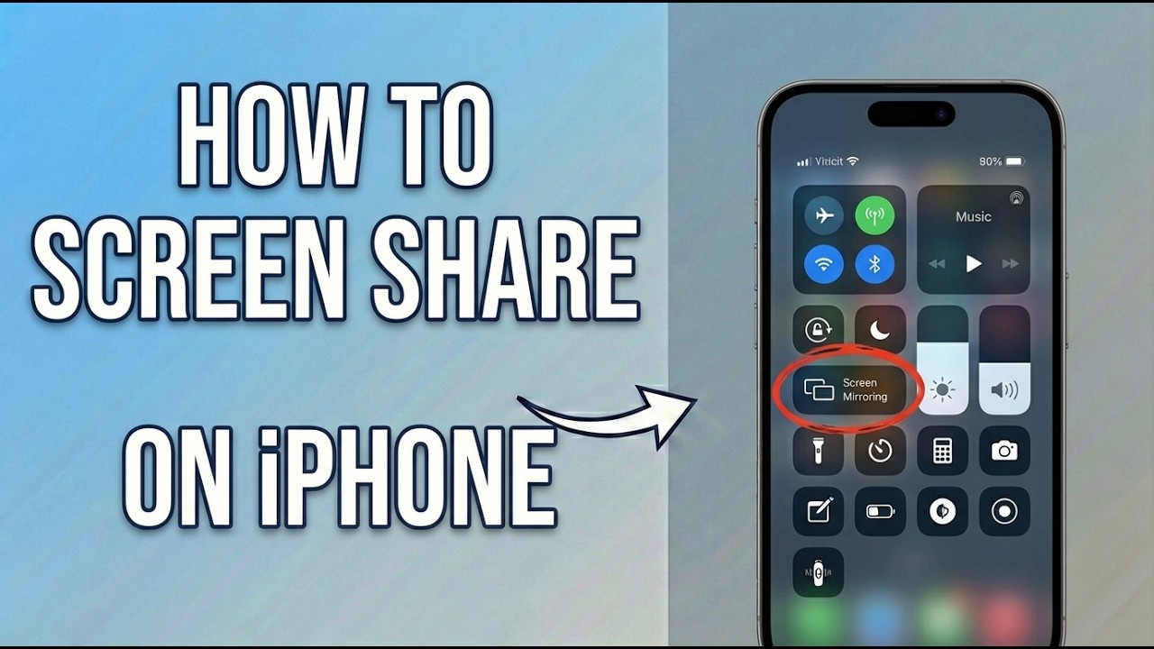 How to Screen Share on iPhone (Step-by-Step Guide)