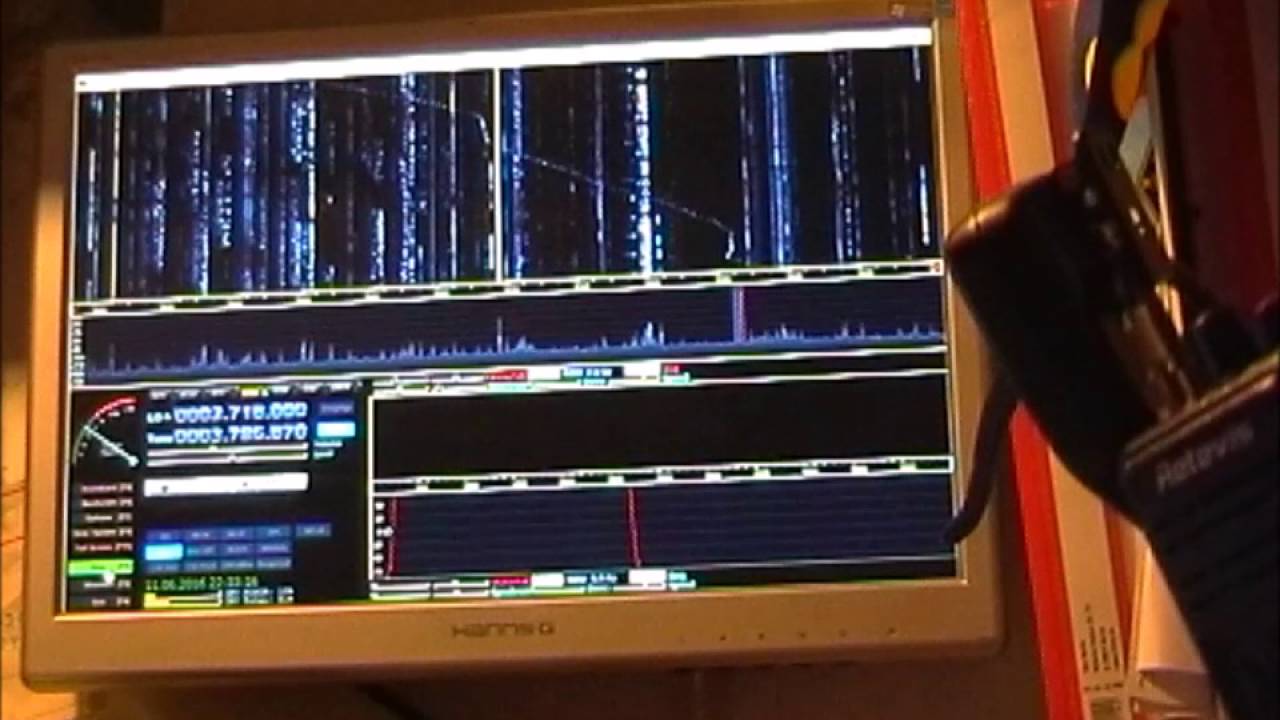 HDSDR Panorama am Yaesu FTDX 1200