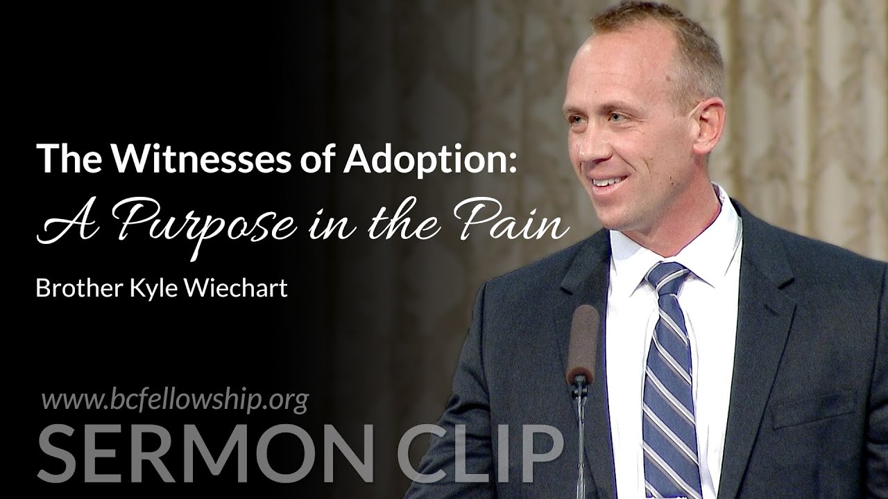 Sermon Clip: 231213 - Kyle Wiechart: The Witnesses of Adoption: A Purpose in the Pain
