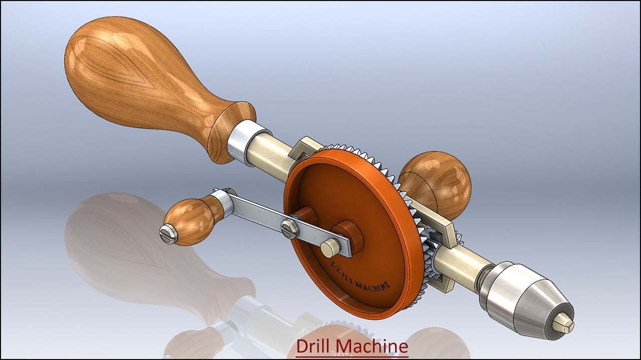 Drill Machine with audio narration || Autodesk Inventor Tutorial