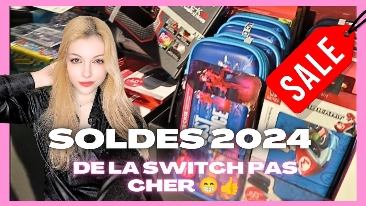 vlog - soldes 2024 - Beaucoup de jeux vidéo Switch pour pas cher 🎮