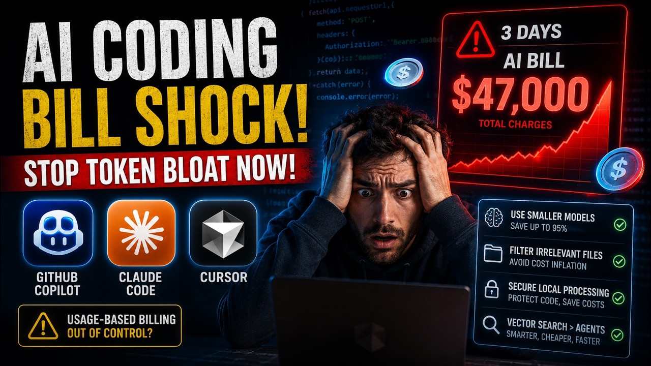 Разбор счета за ИИ на $47 000 💸 Хватит тратить токены в Copilot и Claude!