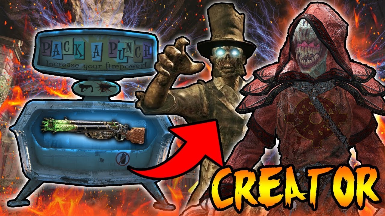 OLD JEB BROWN Made The PACK A PUNCH Machine! OLD WESTERN BLACKSMITH! Call of Duty Zombies Storyline