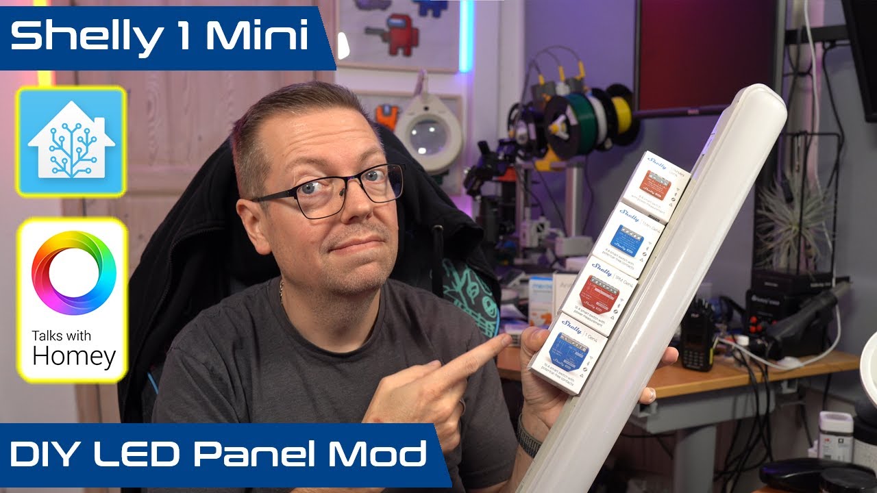 Fra dumt til smart: Shelly 1 Mini + LED-panel = SmartHome på budget