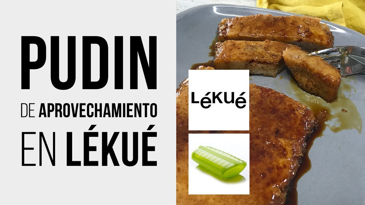 Pudding de Aprovechamiento con Lékué Estuche de Vapor al Microondas