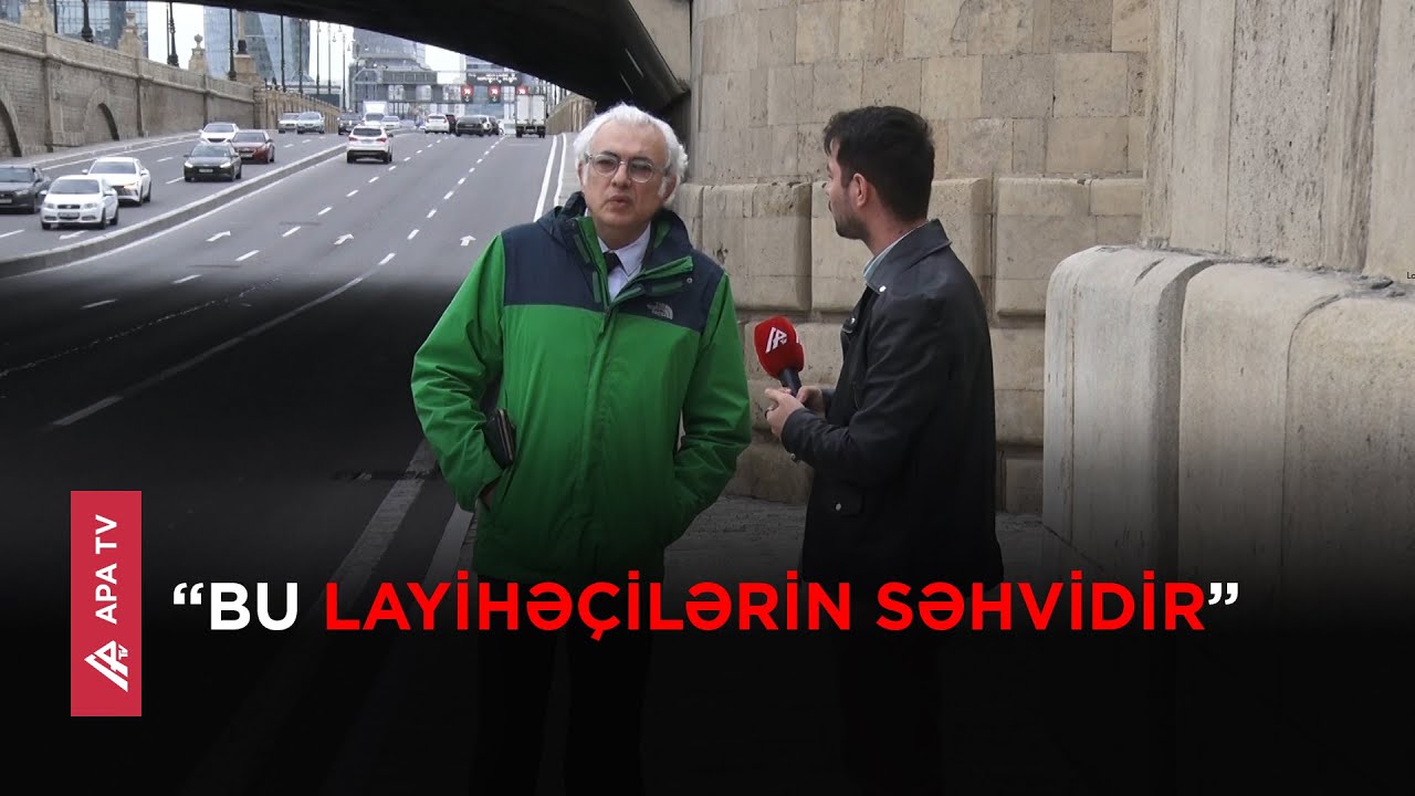 Memarla “Bağırov körpüsü”ndə: Tunel niyə suya qərq olur? – APA TV