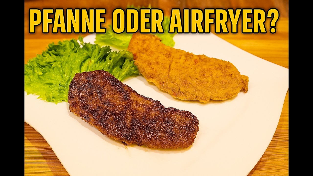 DAS Schnitzel-Duell 🥩!! Airfryer 🍟 vs. Pfanne 🥘 | Der Knusprig-Test