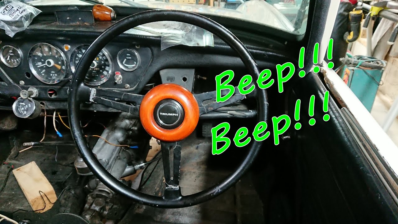66 SPTI part 6 – Fixing the Horn on my 1966 Spitfire 4 Mk II