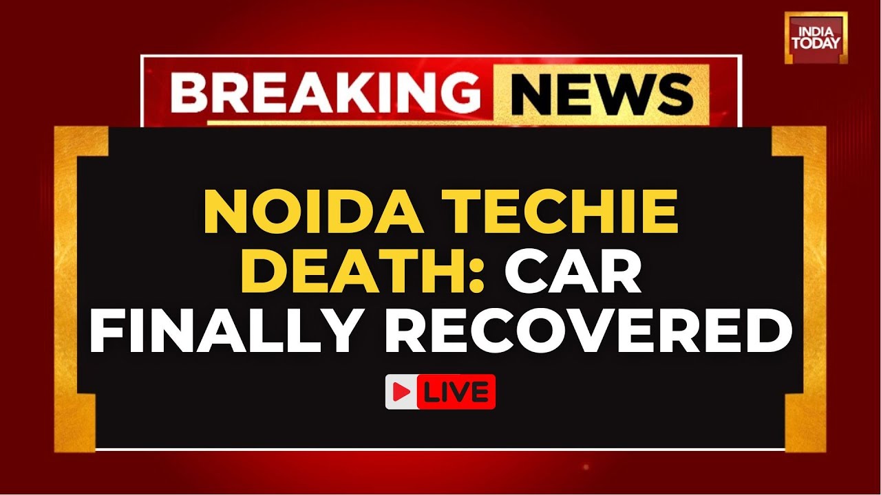 Noida Techie Death LIVE: Car Recovered After 4 Days | CEO Removed, Builder Arrested | LIVE