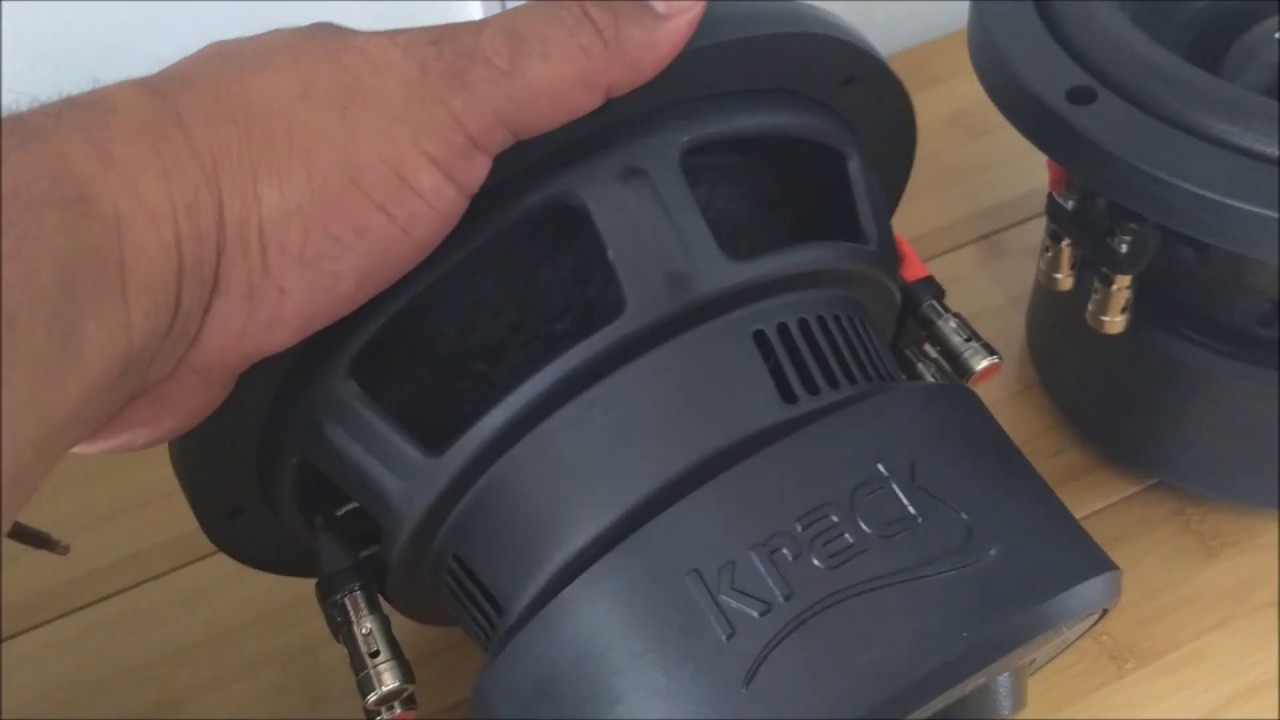 ¡Suenan brutal estos Subwoofers Krack de 8