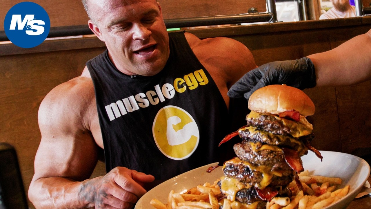 6300 Calorie Burger Challenge | Bodybuilder vs Food | Brent Swansen