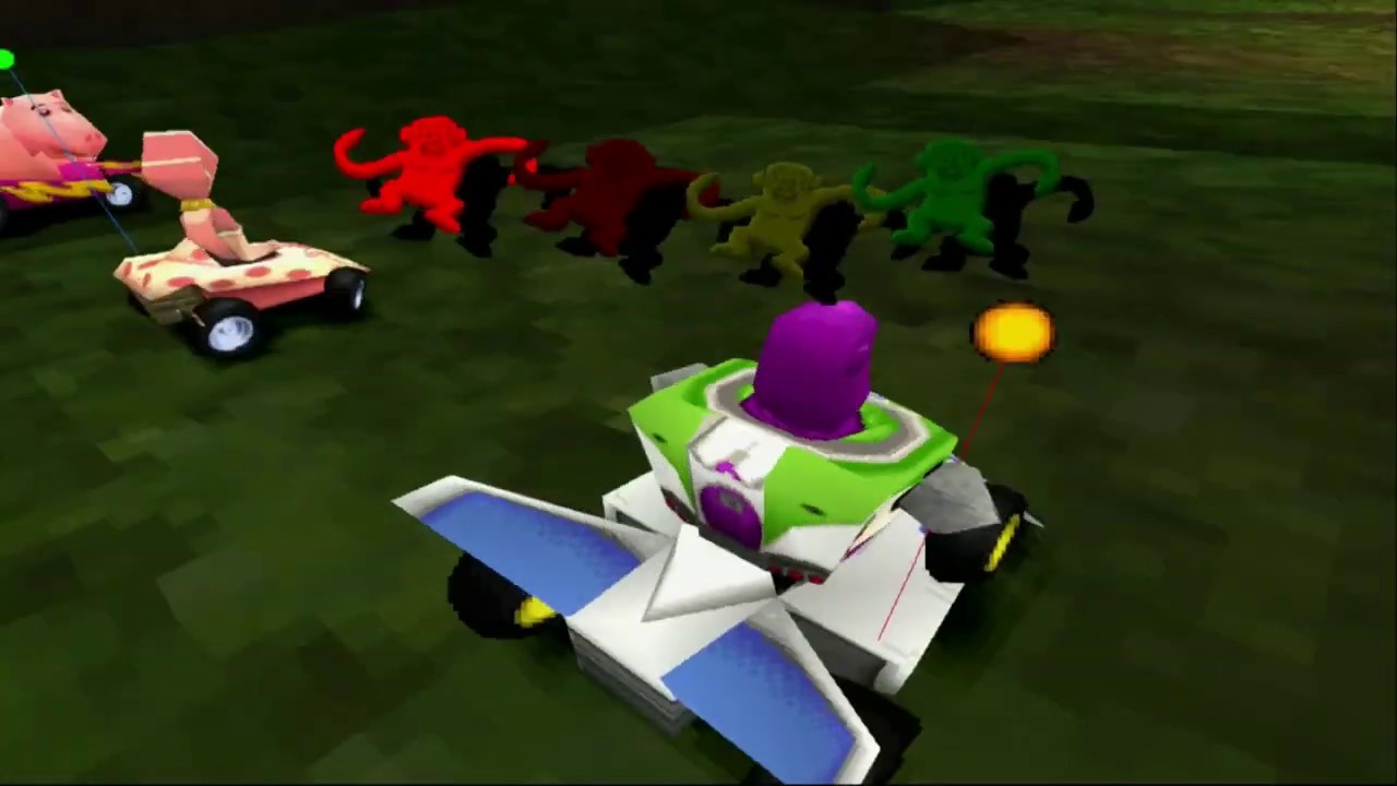 [PS1] Toy Story Racer - Race Tournament Challenge: Space Race Trophy - Buzz Lightyear