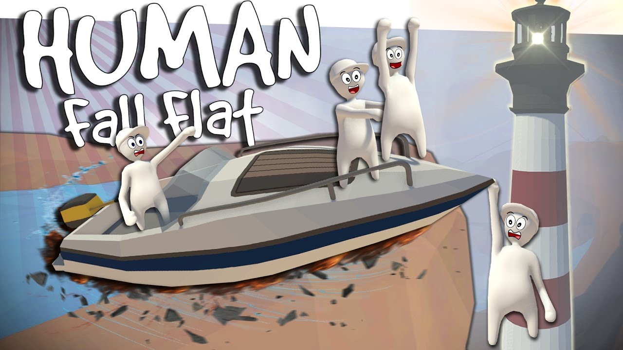 Wir Fliegen in den Tod! | Human Fall Flat - (Co-op)