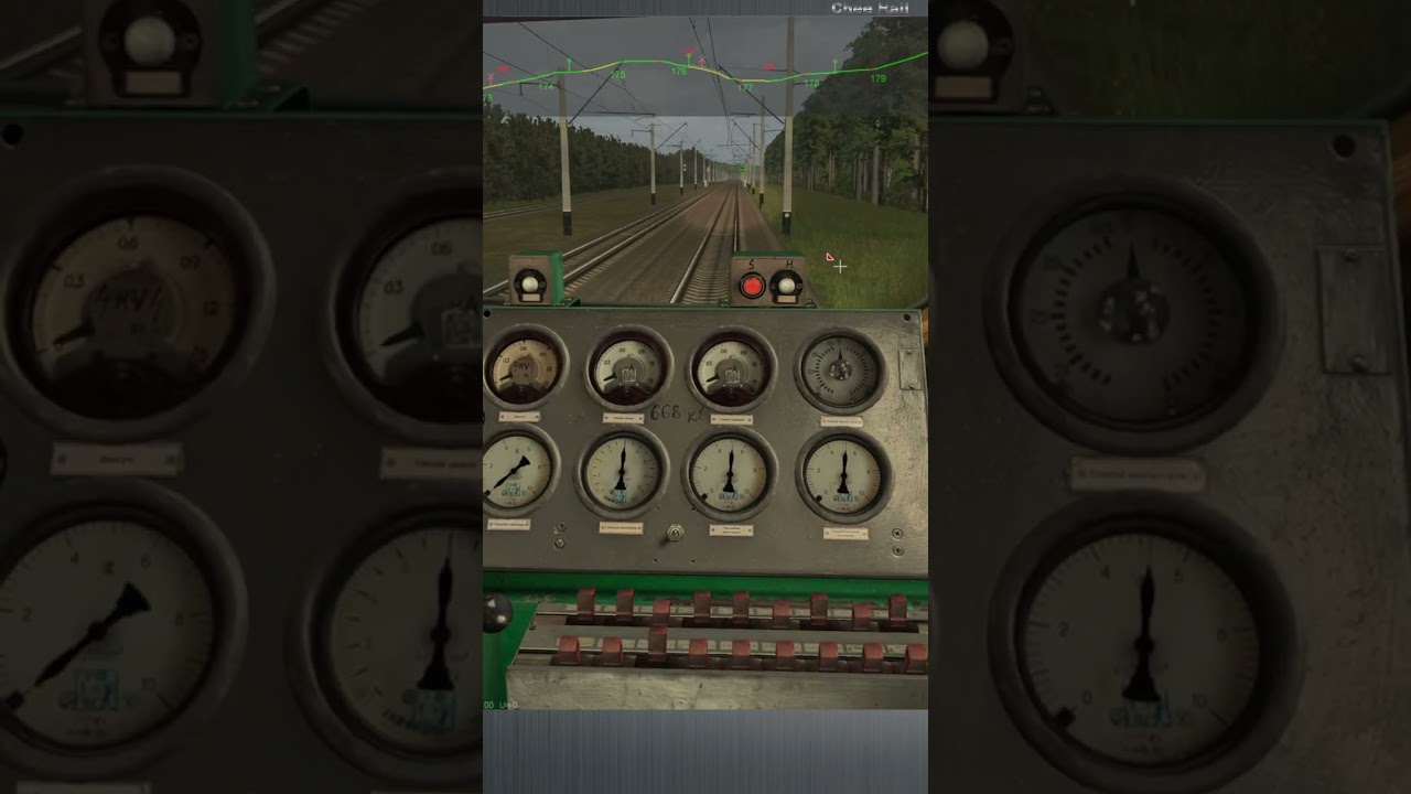 ZDSimulator Как проследовать нейтральную вставку на ВЛ80 #train #поезд #shorts  #games
