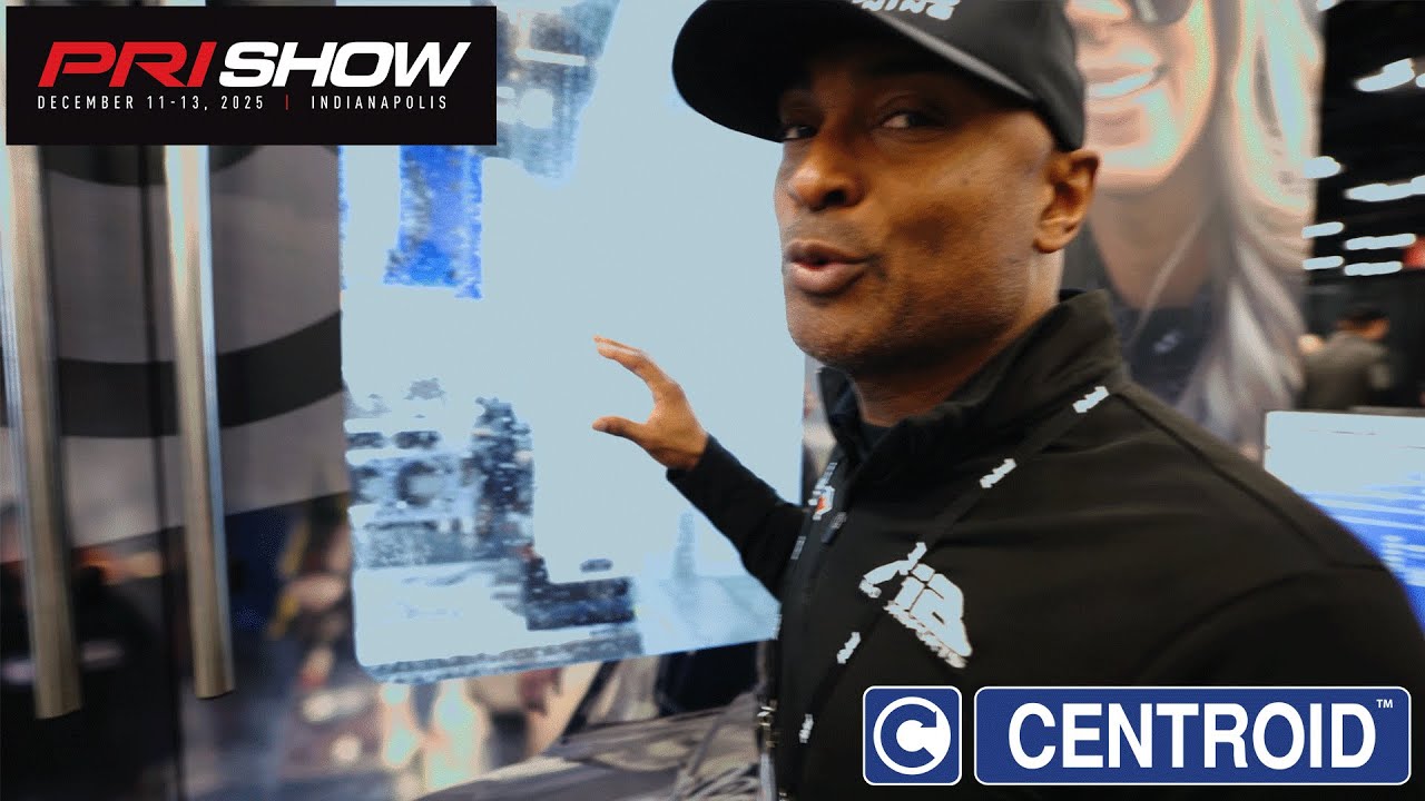 Экскурсия по стенду Antron Brown на выставке PRI 2025: станки для обработки головок цилиндров с 5...