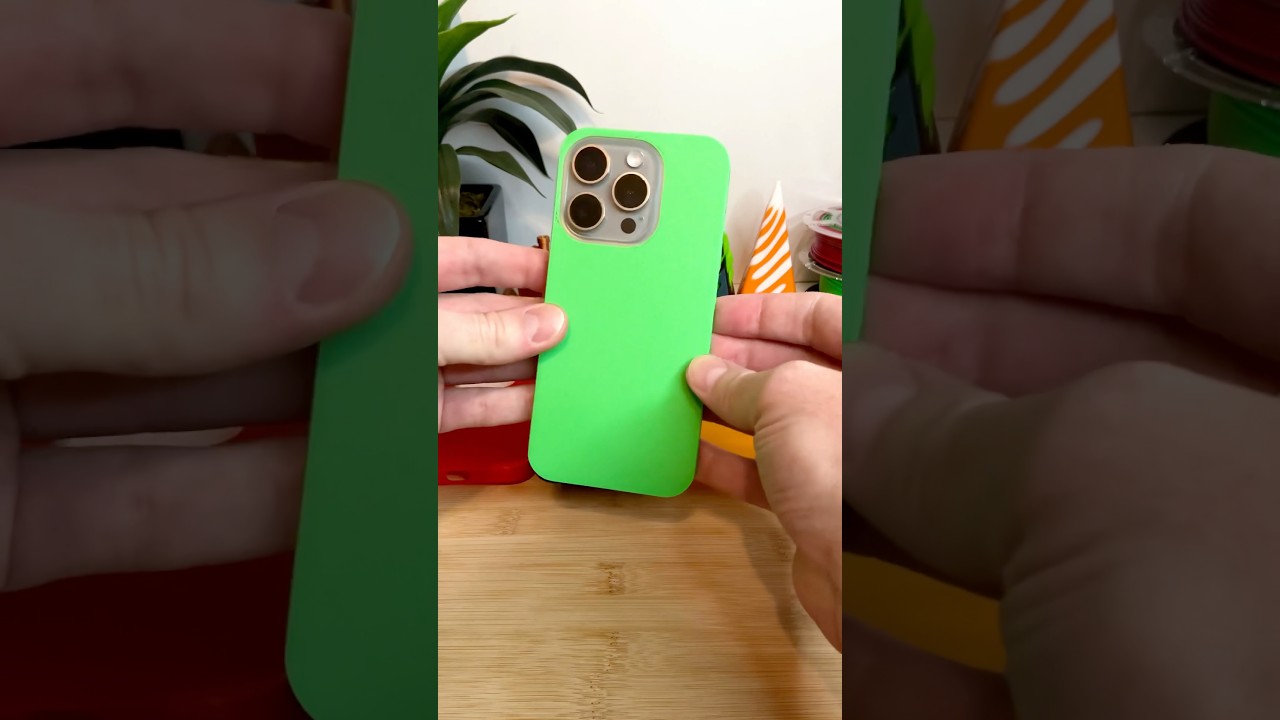 Я сам напечатал на 3D-принтере чехол для iPhone 15 Pro
