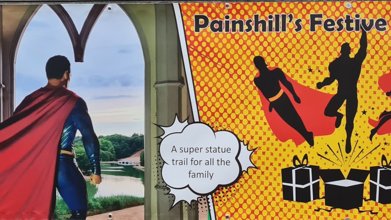 Painshill Park Christmas Festive Hero Trail, Crystal Grotto, Park & Gardens Tour, Cobham,London 2022