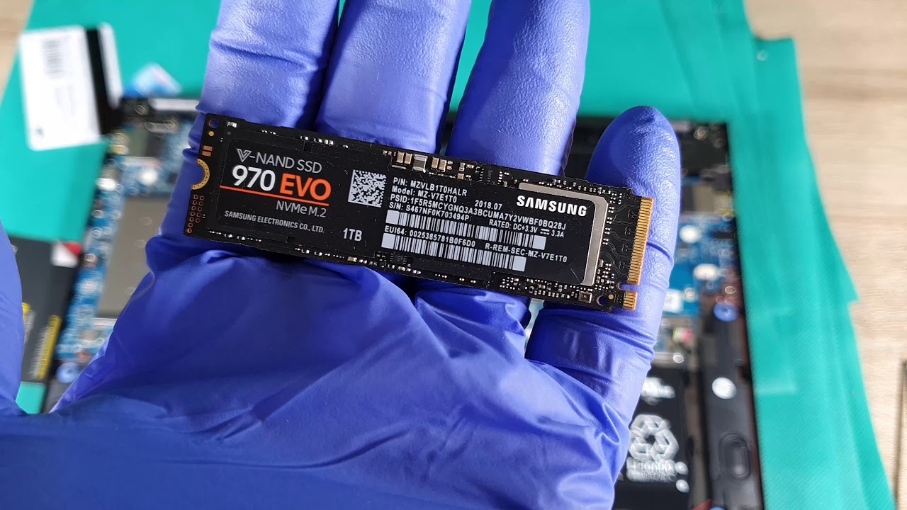 wymiana dysku SSD i pamięci RAM w laptopie  LENOVO Yoga 730-15IKB