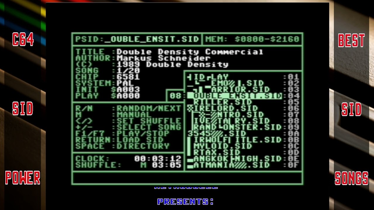C64 SID Music: Part 1 (27 Best Songs Ever)