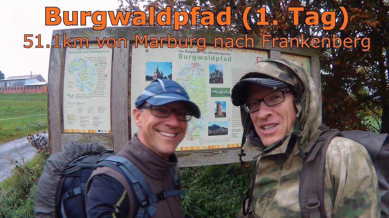 Burgwaldpfad (Marburg nach Frankenberg) mit Übernachtung - Tag 1