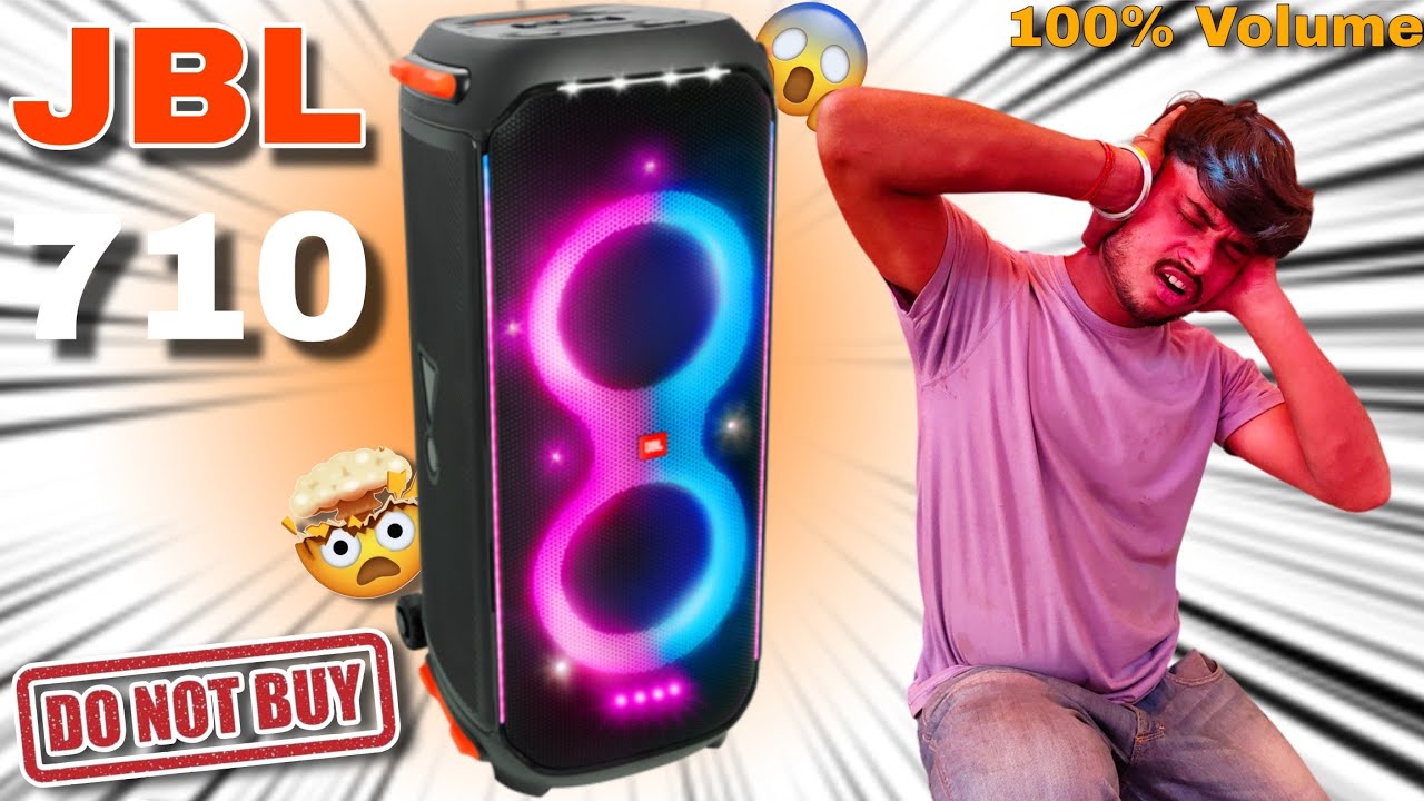 Jbl partybox 710 Outdoor Test 100% Volume 🔥😱| Next Level Bass 🤯 | Don't Buy #jblbass