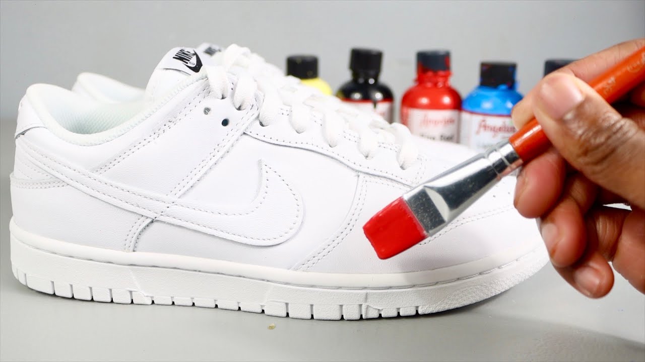 Как кастомизировать кроссовки Nike Dunk Low! 🎨👟 (ПРОСТО)