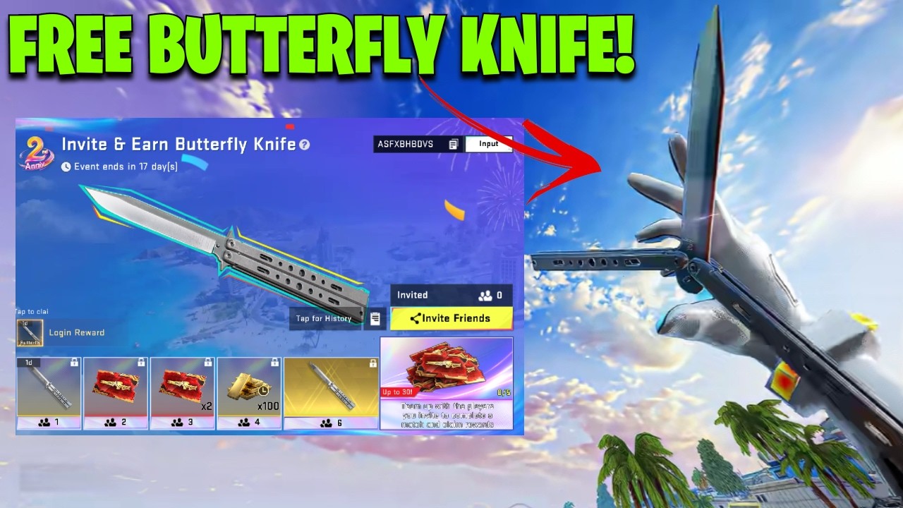How to Get the NEW Butterfly Knife + FREE Gold in BloodStrike